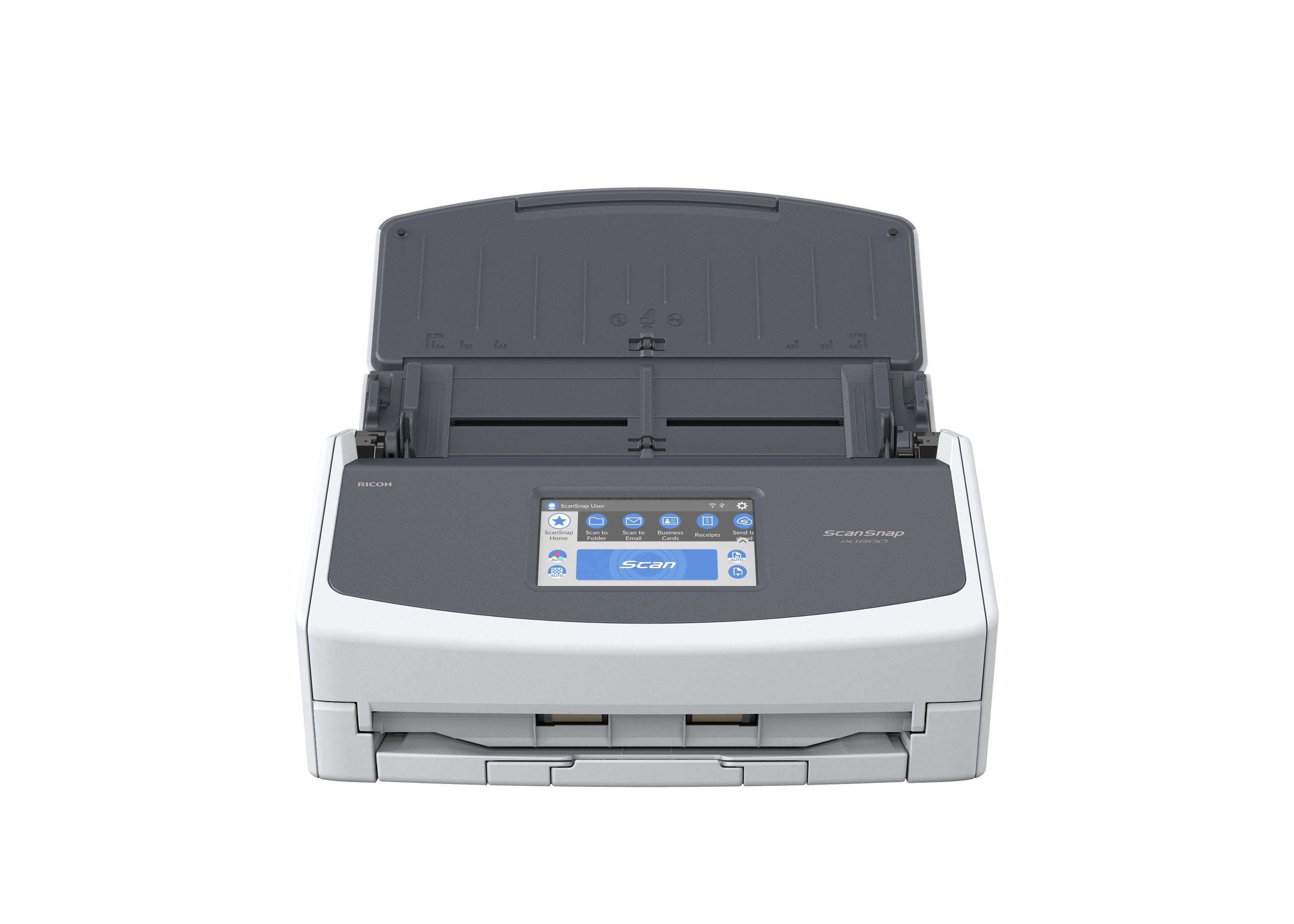 1. Bild von: Ricoh ScanSnap iX1600 ADF + Scanner mit manueller Zuführung 600 x 600 DPI A4 Weiß | Broadware