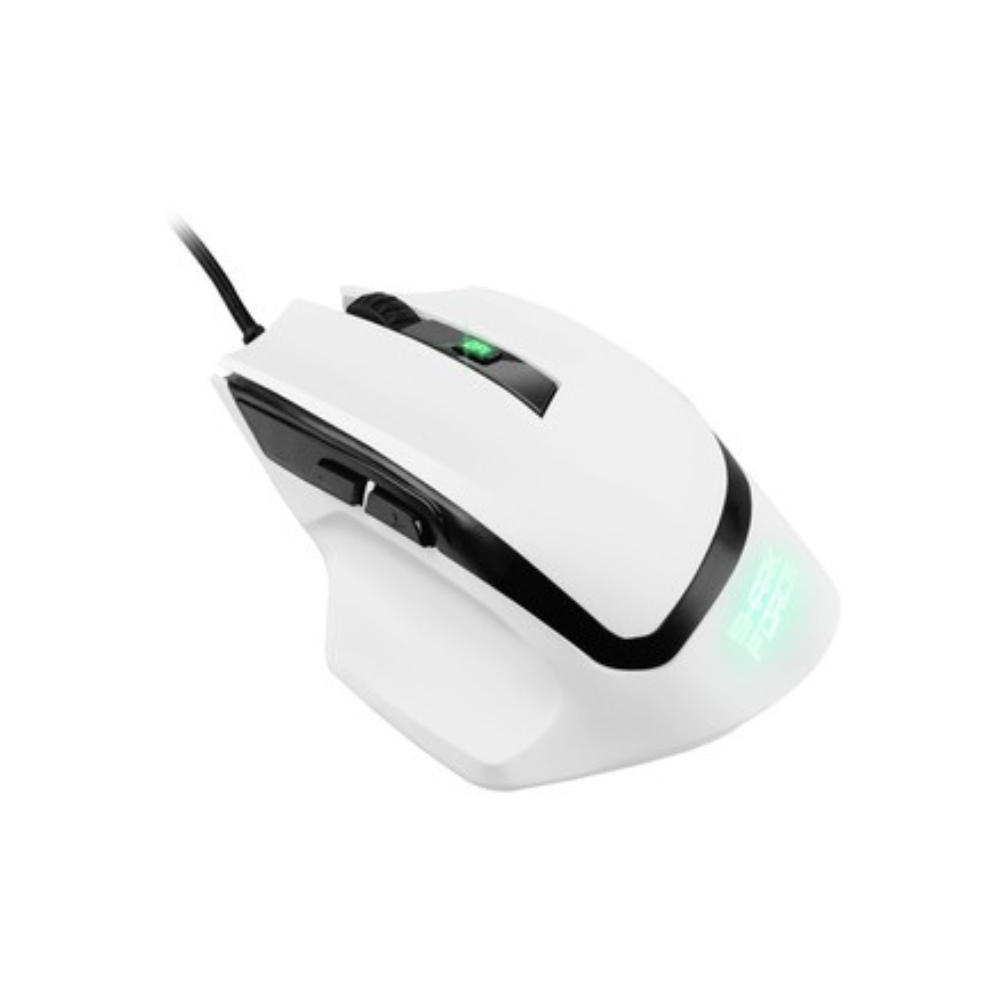 Sharkoon Technologie SHARK Force II Gaming-Maus - USB - Optisch - 6 Taste(n) - Weiß - Kabel - 4200 dpi Auflösung - Scroll-Rad - Nur für Rechtshänder