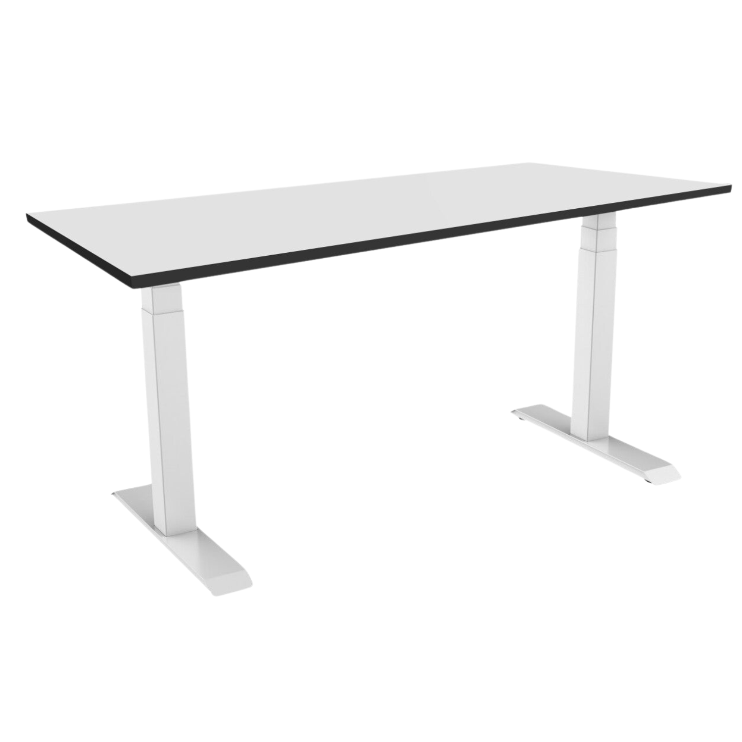 celexon elektrisch höhenverstellbarer Schreibtisch Professional eAdjust-58123 - weiß. inkl. HPL Tischplatte