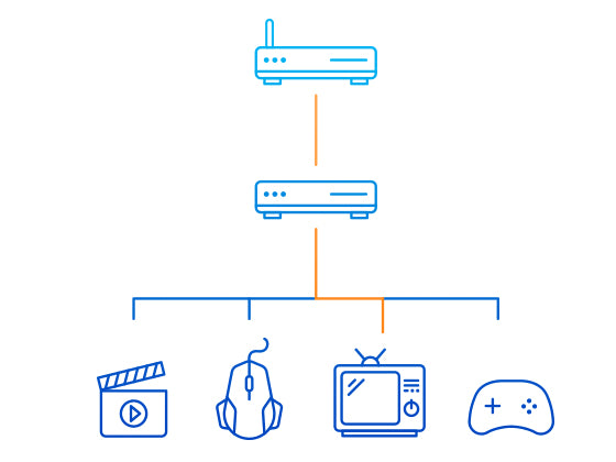 4. Bild von D-Link DGS-108 Netzwerk-Switch Unmanaged L2 Gigabit Ethernet (10/100/1000) Schwarz | Broadware - Jetzt kaufen!
