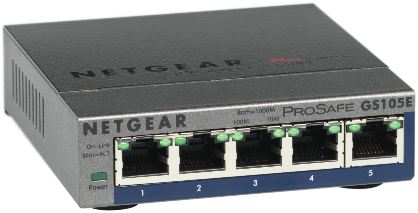NETGEAR GS105E-200PES Netzwerk-Switch Managed L2/L3 Gigabit Ethernet (10/100/1000) Grau