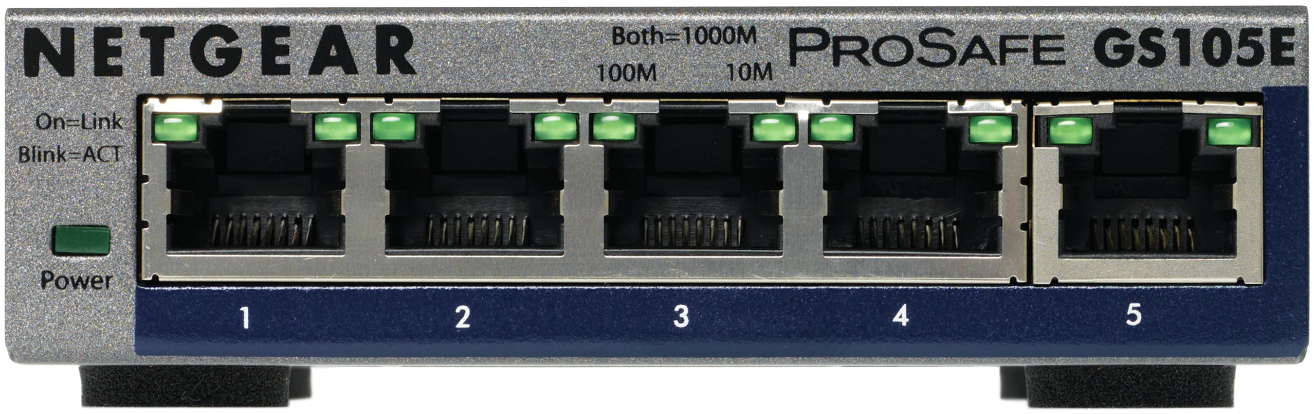 NETGEAR GS105E-200PES Netzwerk-Switch Managed L2/L3 Gigabit Ethernet (10/100/1000) Grau