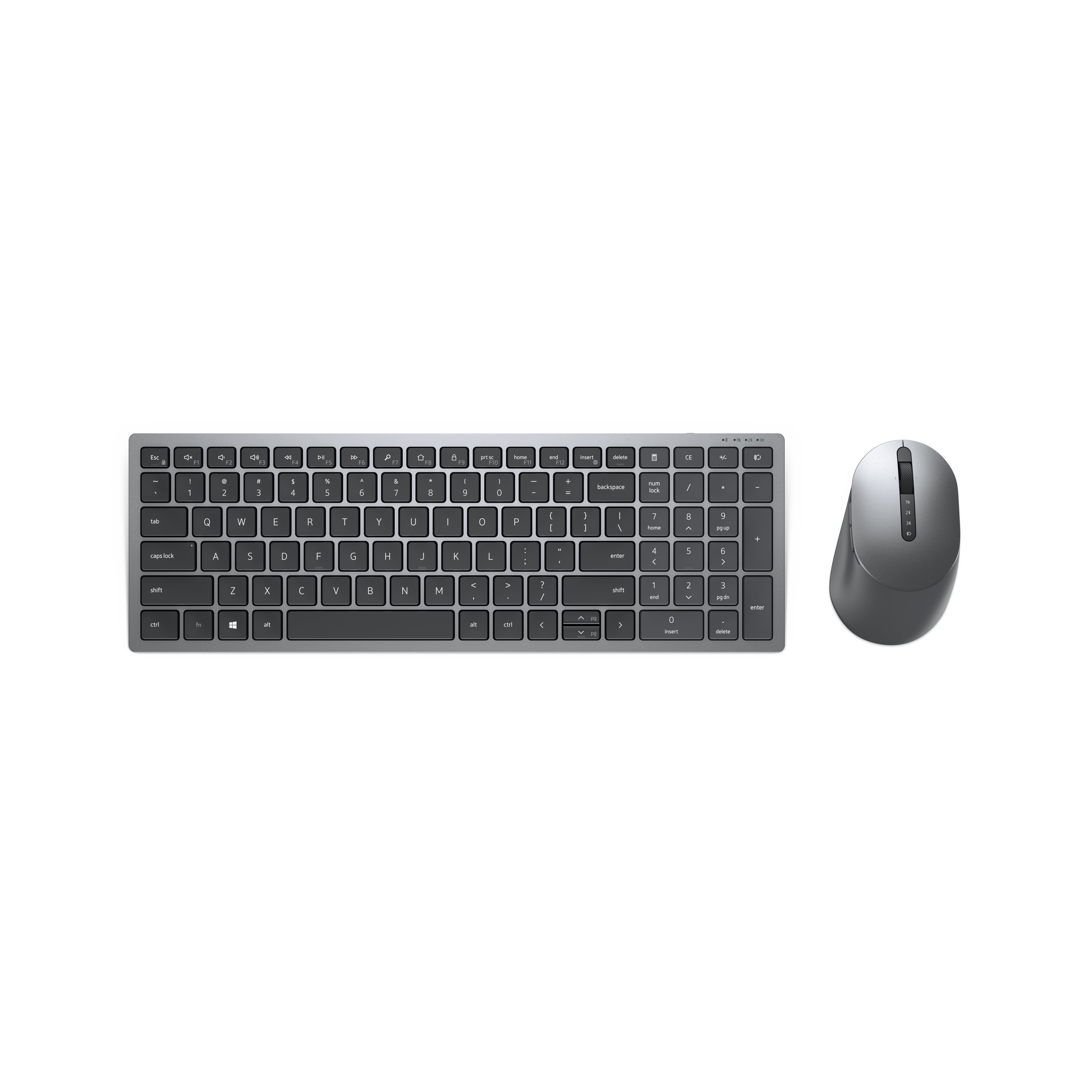 DELL Mehrgeräte-Wireless-Tastatur und -Maus - KM7120W - deutsch (QWERTZ)