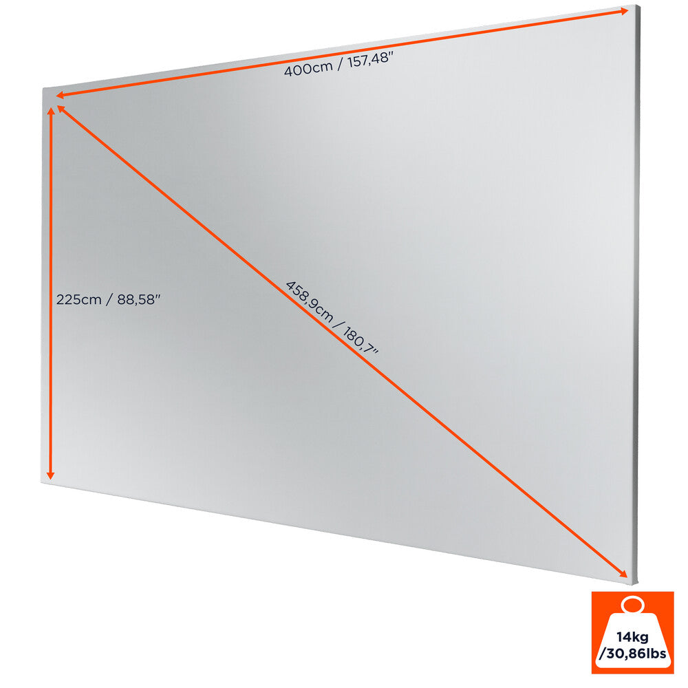 celexon Rahmenleinwand Expert PureWhite 400 x 225 cm