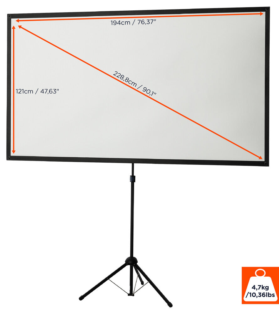 celexon Stativleinwand Ultra-lightweight 194 x 121 cm