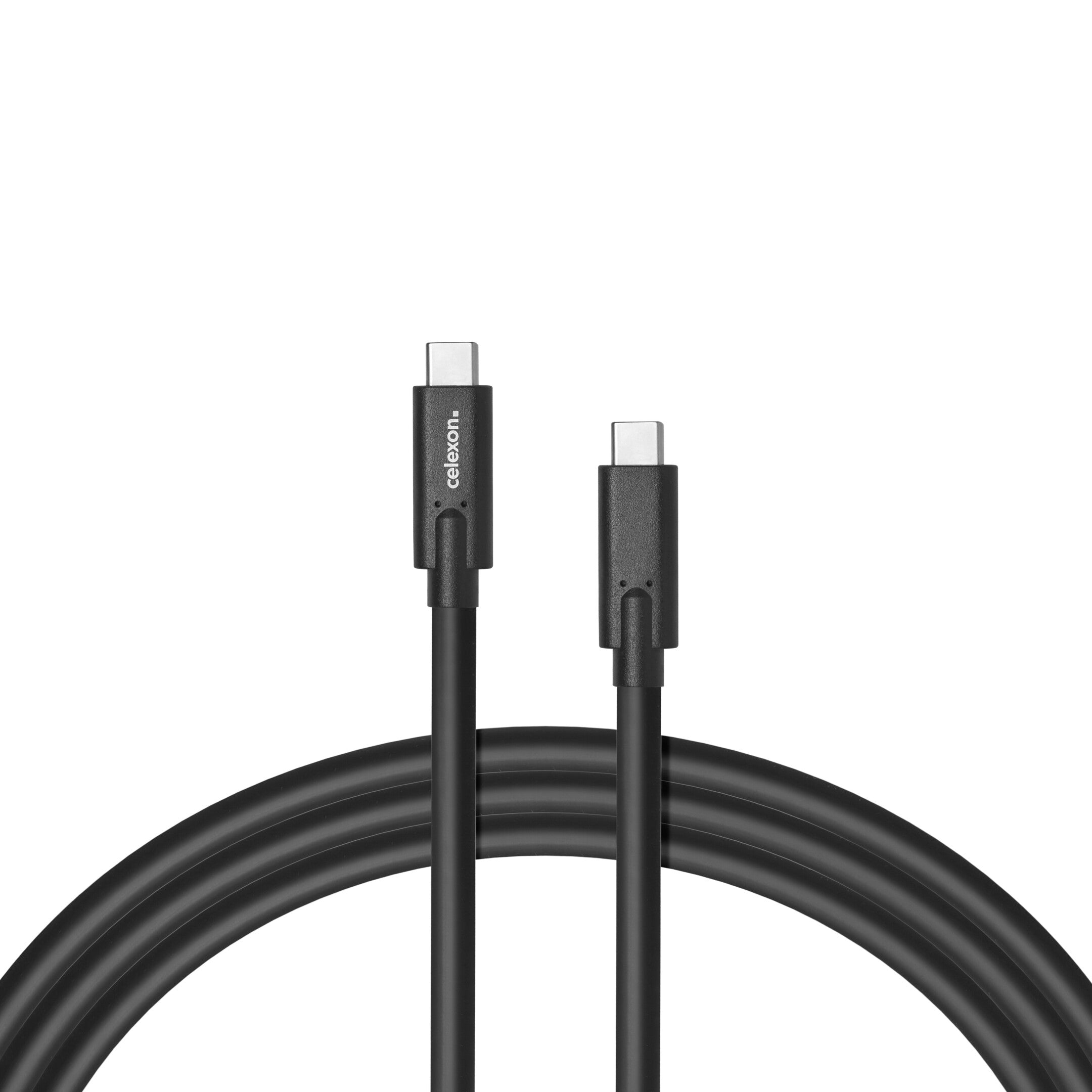 celexon USB-C Kabel - USB 3.2 Gen 2x1 1.0m. schwarz