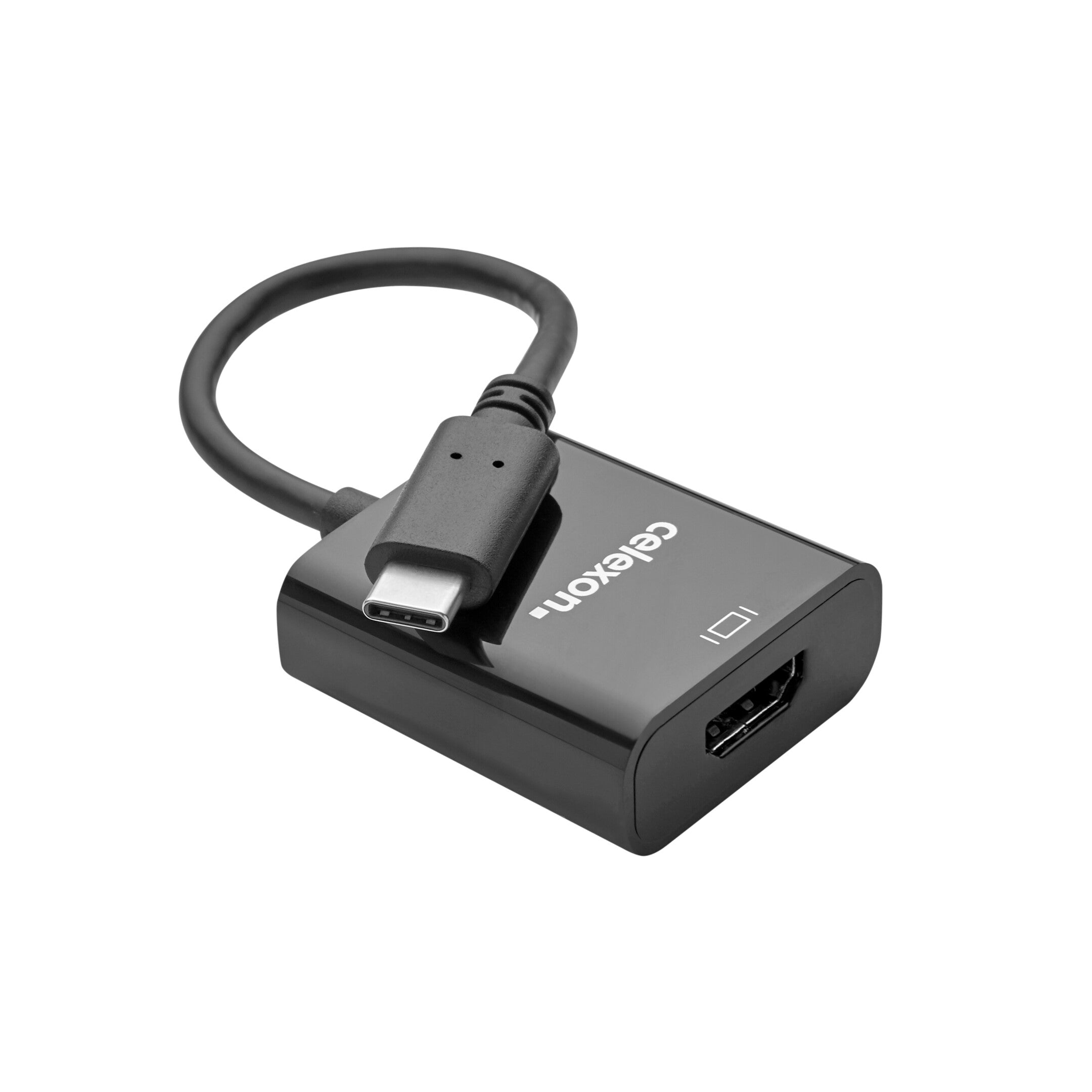 celexon-USB-C-auf-HDMI-M/F-Adapter.-schwarz