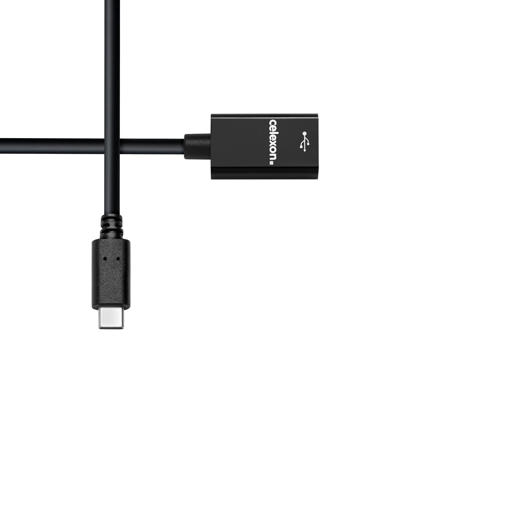 celexon USB-C auf USB-A M/F Adapter. schwarz