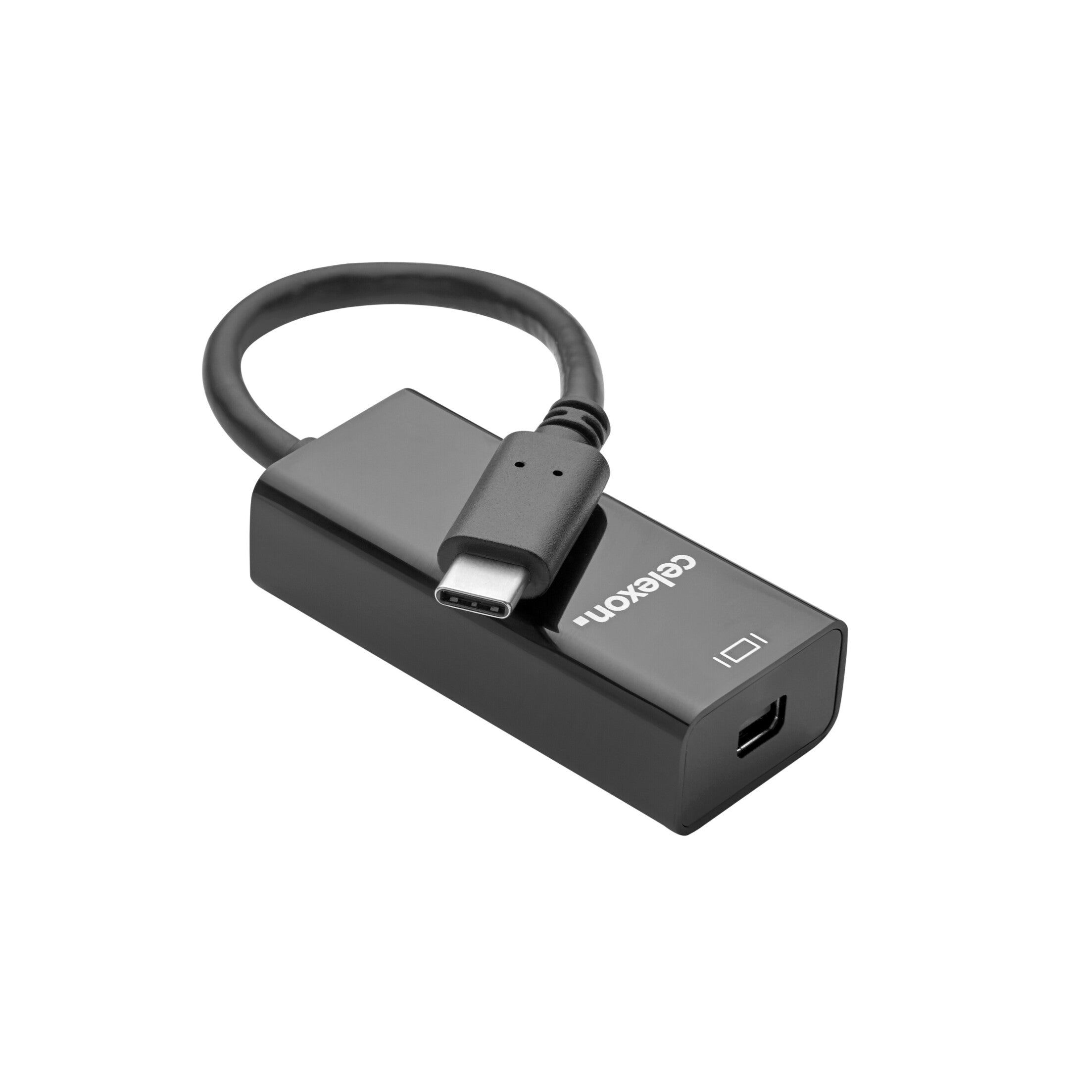 celexon-USB-C-auf-mini-DisplayPort-M/F-Adapter.-schwarz