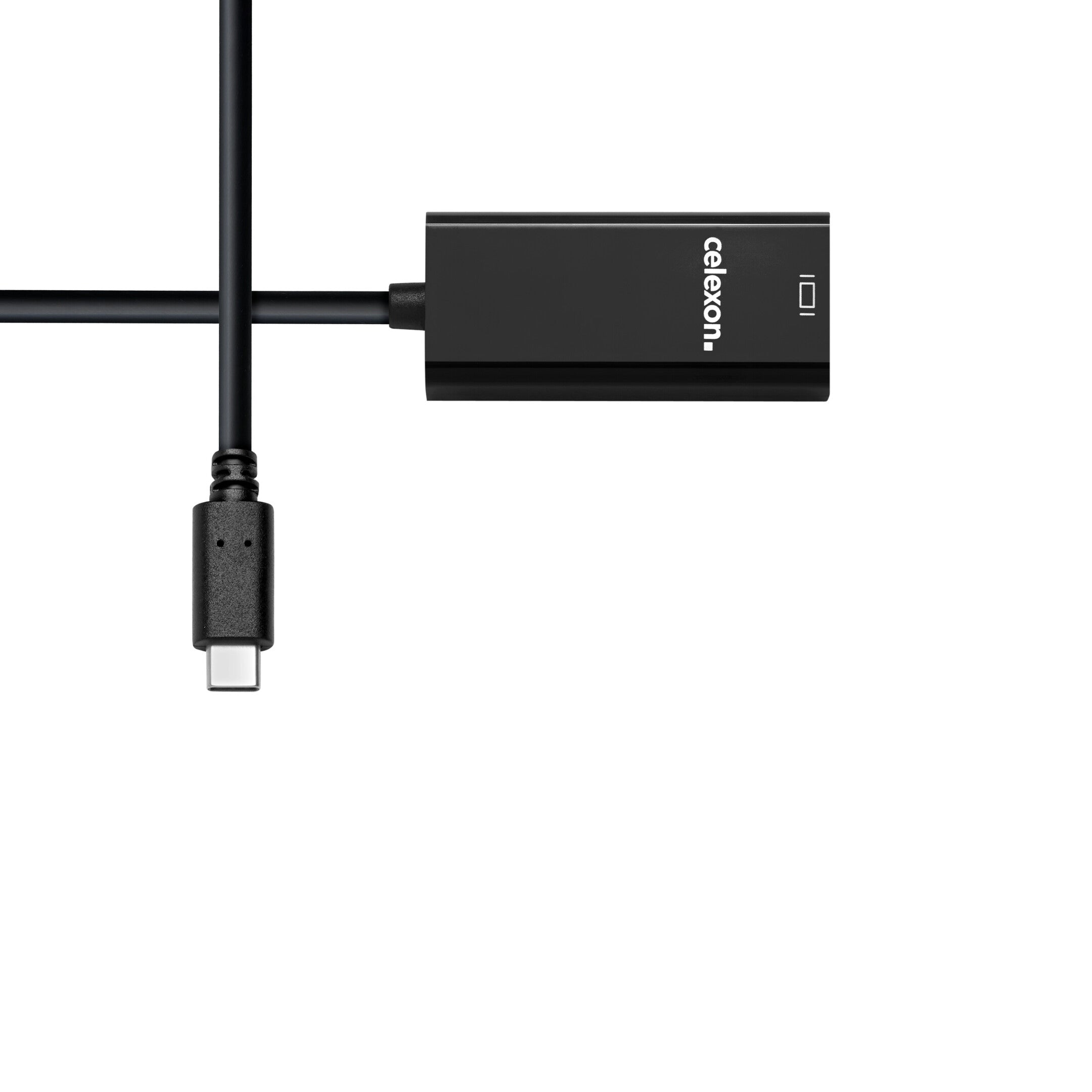 celexon USB-C auf mini DisplayPort M/F Adapter. schwarz