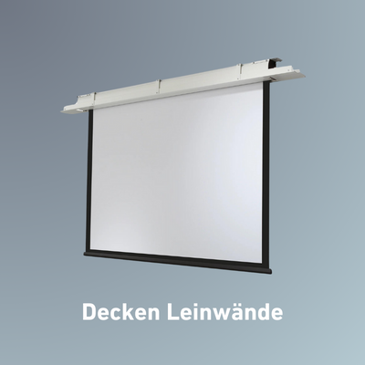 Deckeneinbau Leinwände