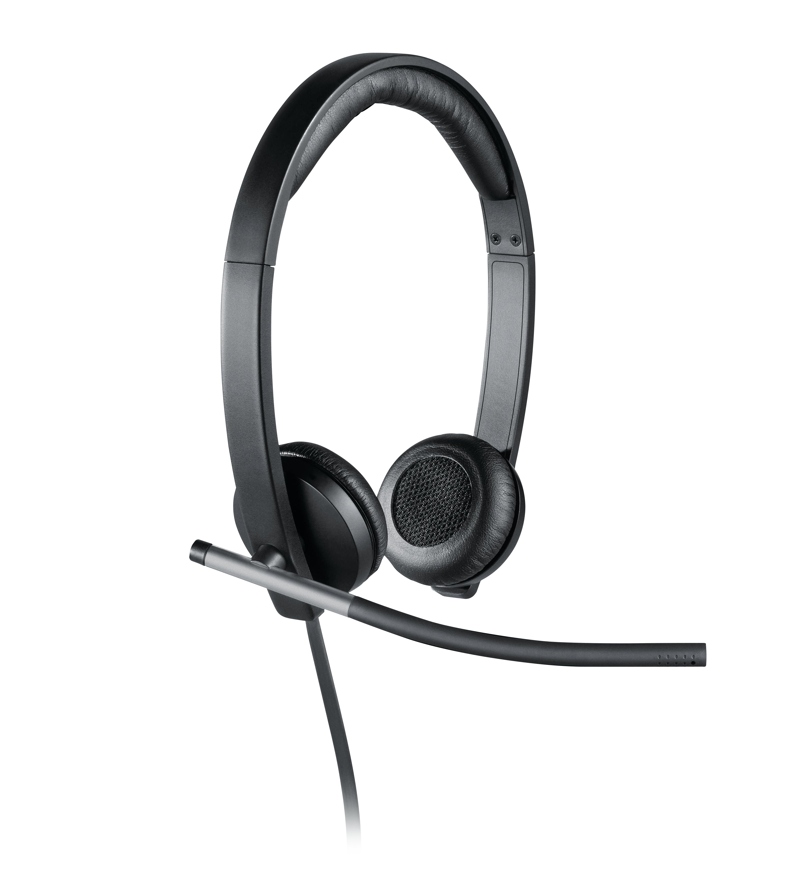 5. Bild von Logitech H650e Kopfhörer Kabelgebunden Kopfband Büro/Callcenter USB Typ-A Schwarz. Silber | Broadware - Jetzt kaufen!