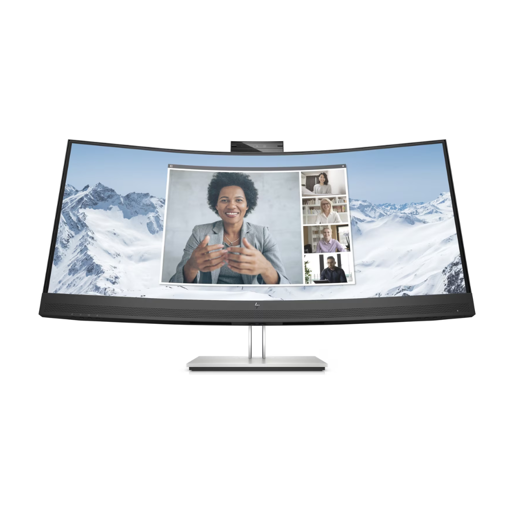 HP Inc. HP E34m G4 86,4 cm (34 Zoll) Webcam WQHD Curved Bildschirm LCD-Monitor - 21:9 Format - 863,60 mm Class - Vertical-Alignment-Technologie (VA)