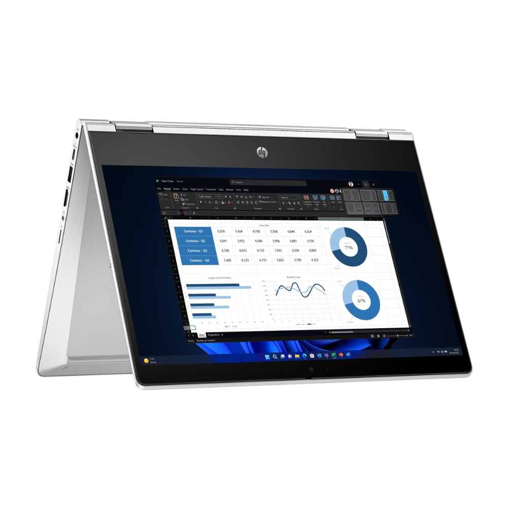 HP Inc. HP Pro x360 435 G10 33,8 cm (13,3 Zoll) Touchscreen Umrüstbar 2 in 1 Notebook - Full HD - 1920 x 1080 - AMD Ryzen 5 7530U Hexa-Core - 16 GB Total RAM - 512 GB SSD - Windows 11 Pro