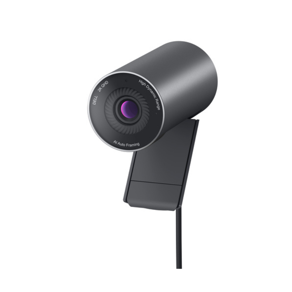 Dell WB5023 - Webcam - 60 fps - USB 2.0 Typ A - Retail - 2560 x 1440 Pixel Videoauflösung - Autofokus - 78° Angle - 4x Digitaler Zoom - Mikrofon - Computer, Monitor