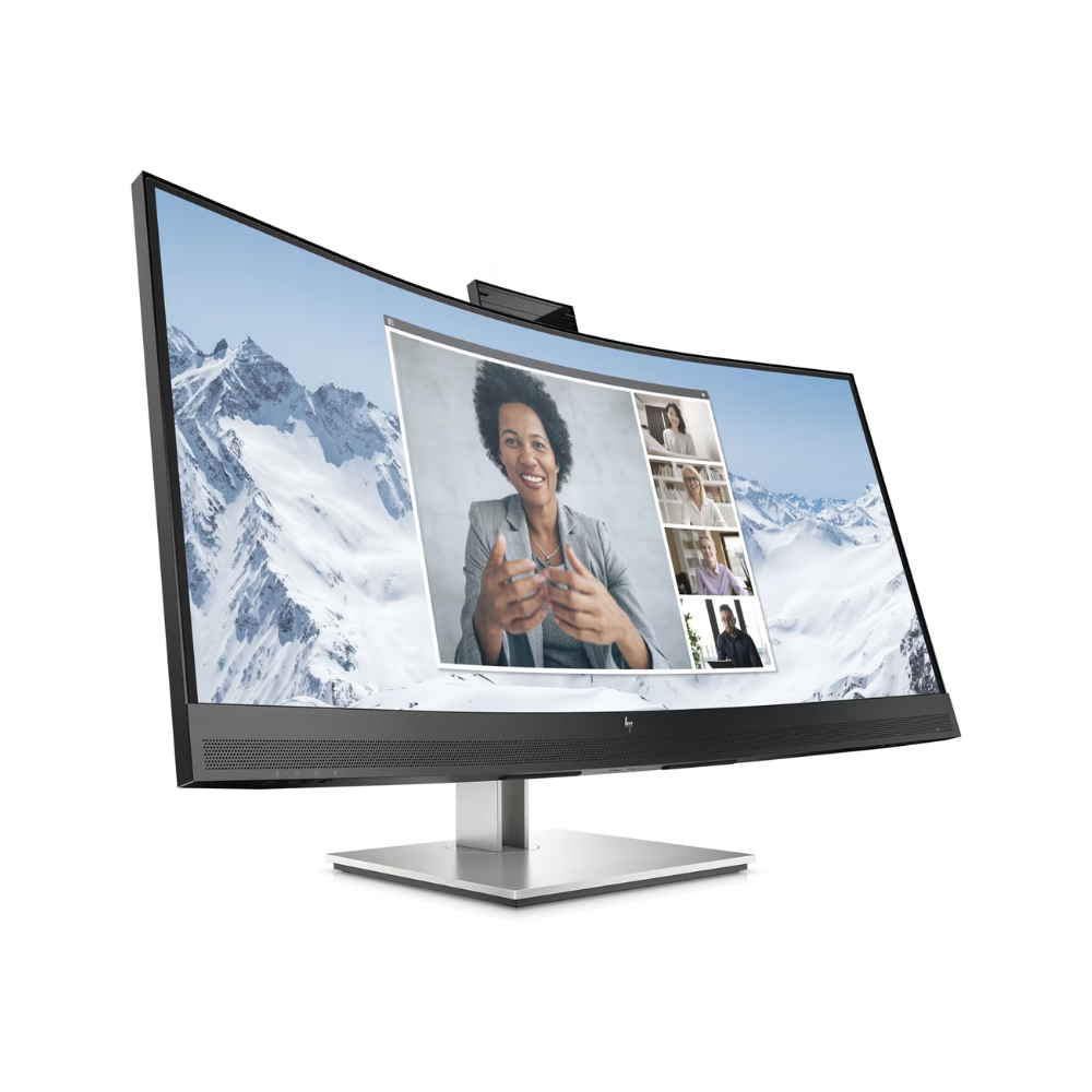 HP Inc. HP E34m G4 86,4 cm (34 Zoll) Webcam WQHD Curved Bildschirm LCD-Monitor - 21:9 Format - 863,60 mm Class - Vertical-Alignment-Technologie (VA)