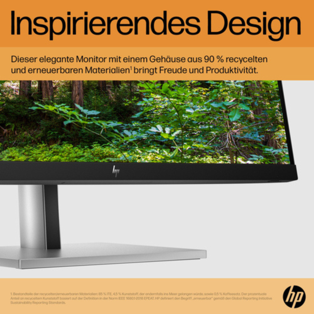 HP Inc. HP E24 G5 24 Zoll Class Full HD LCD-Monitor - 16:9 Format - 60,5 cm (23,8 Zoll) Viewable - IPS-Technologie - Flatscreen