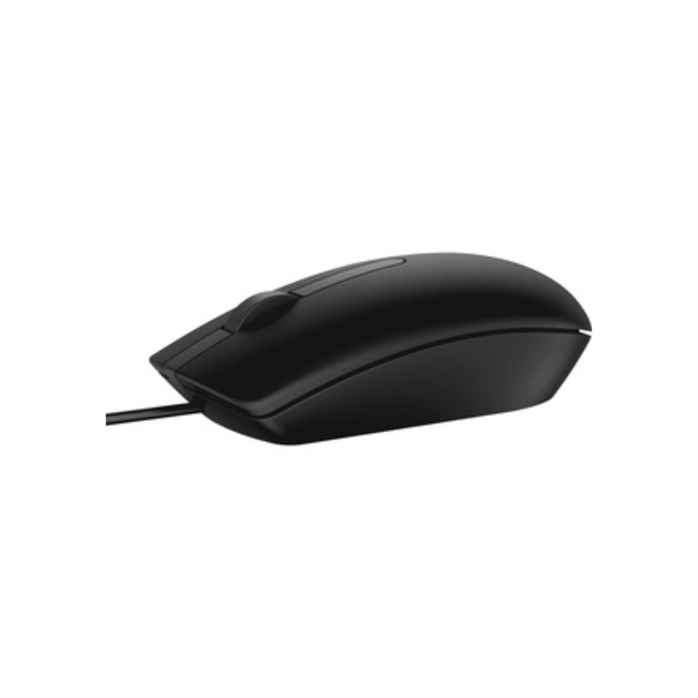 Dell MS116 Maus - USB - Optisch - 2 Taste(n) - Schwarz - Kabel - 1000 dpi Auflösung - Scroll-Rad