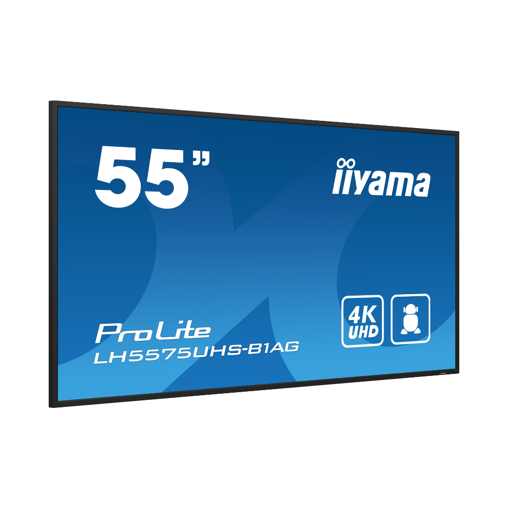 iiyama LH5575UHS-B1AG, Digital Signage Flachbildschirm, 138,7 cm (54.6"), LCD, 3840 x 2160 Pixel, WLAN, 24/7