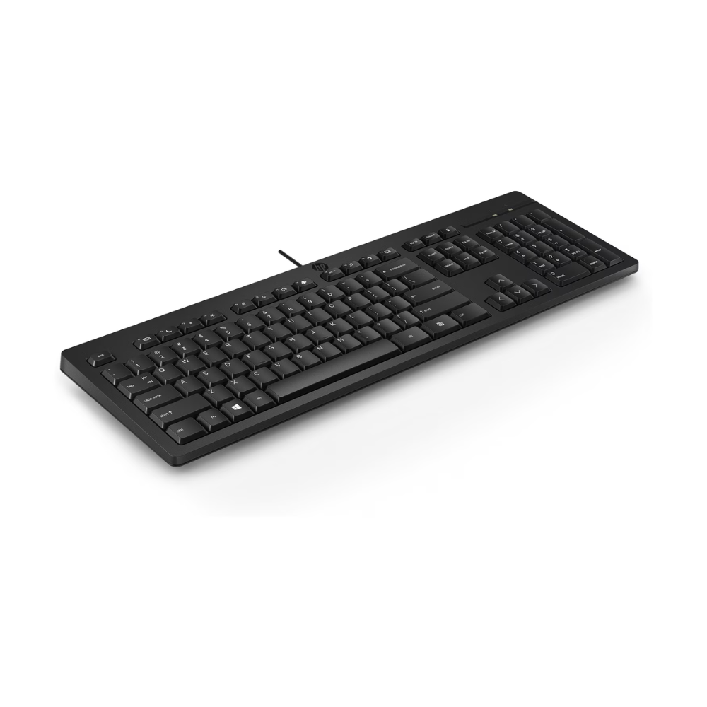 HP Inc. HP 125 Tastatur - Kabel Konnektivität - USB Schnittstelle - Deutsch - Schwarz - Windows