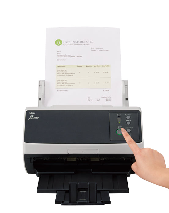 4. Bild von Fujitsu FI-8150 ADF + Scanner mit manueller Zuführung 600 x 600 DPI A4 Schwarz. Grau | Broadware - Jetzt kaufen!