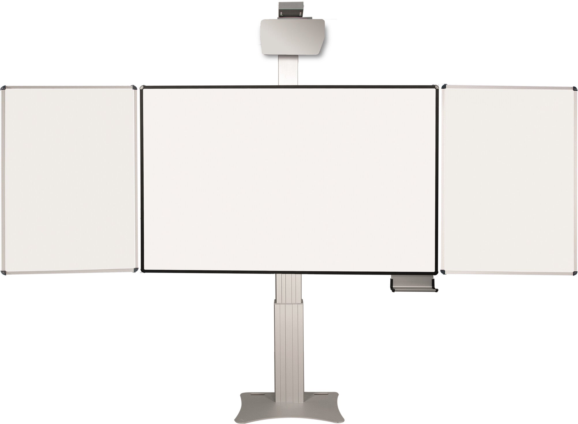 celexon-Expert-elektrisch-höhenverstellbare-Pylonentafel-Adjust-192-x-120cm-PEN---mit-Flügeln