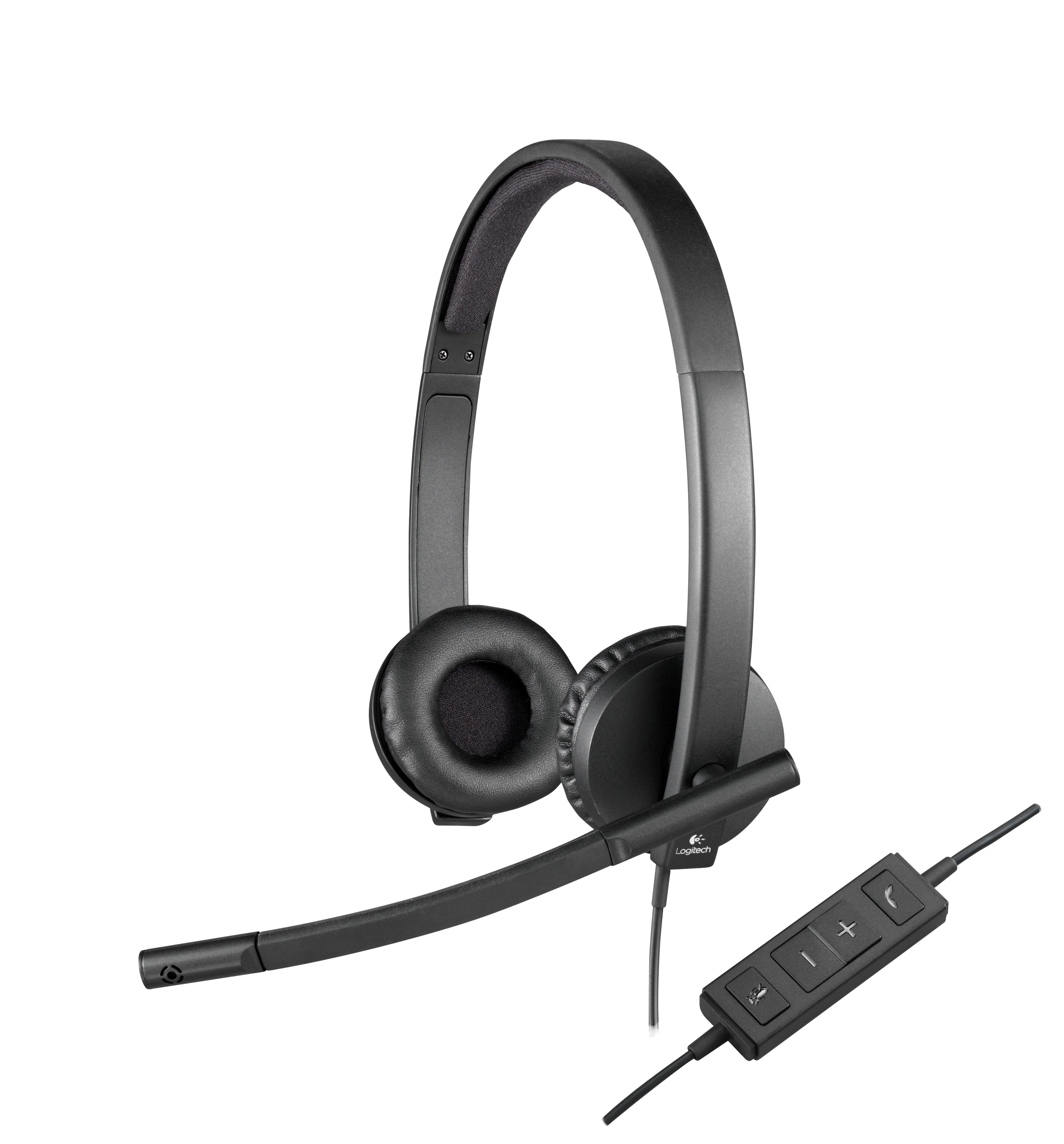 Logitech H570e Kopfhörer Kabelgebunden Kopfband Büro/Callcenter USB Typ-A Schwarz