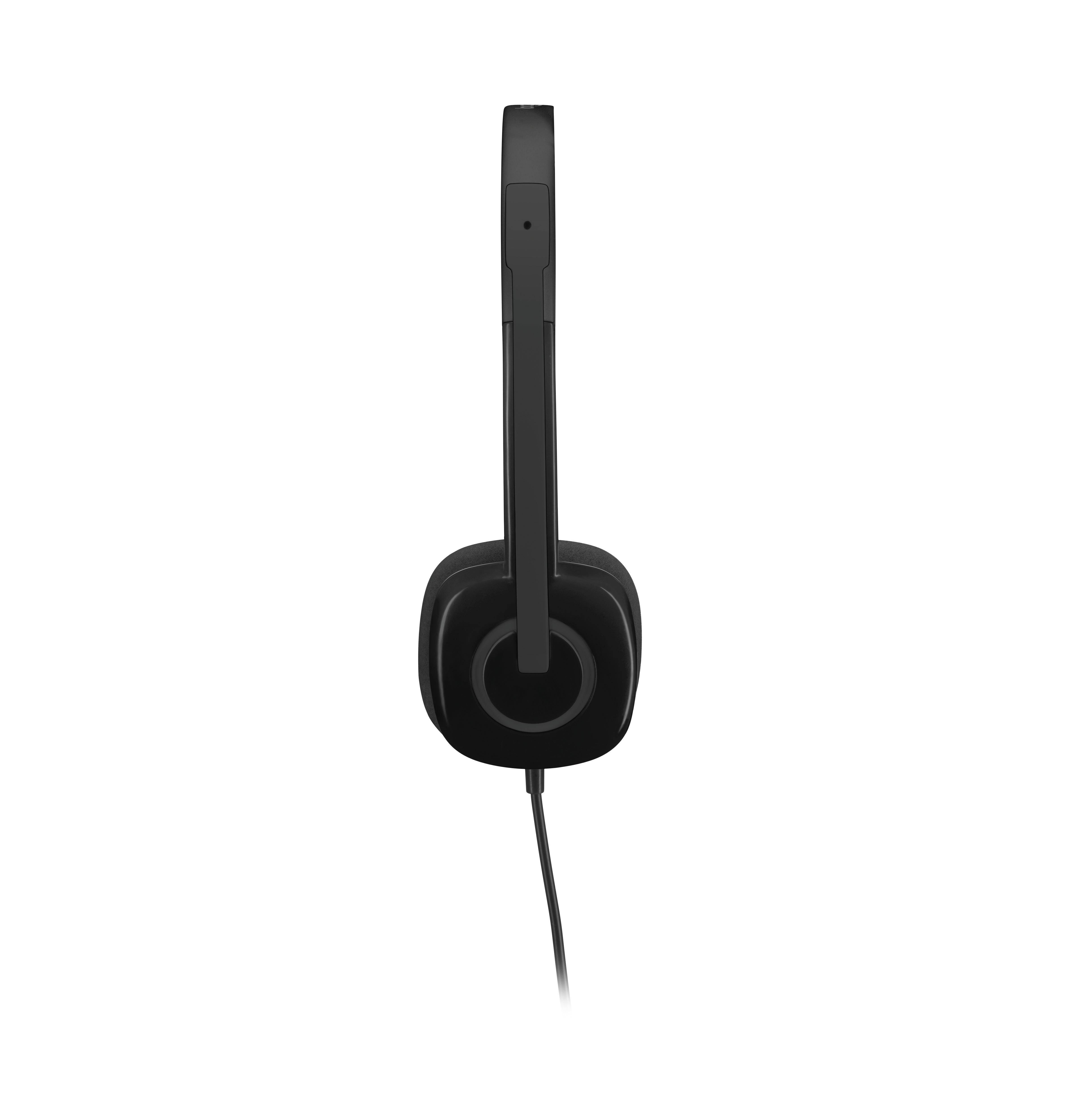 Logitech H151 Kopfhörer Kabelgebunden Kopfband Büro/Callcenter Schwarz