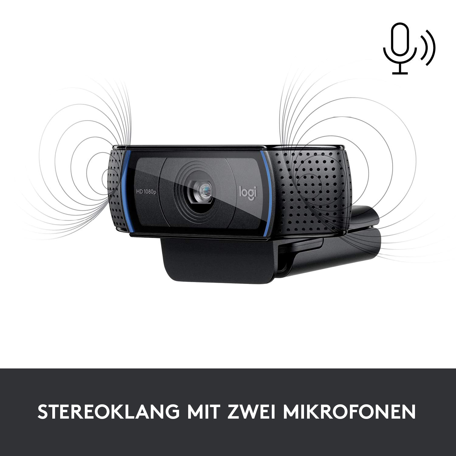 5. Bild von: Logitech Hd Pro C920 Webcam 3 MP 1920 x 1080 Pixel USB 2.0 Schwarz