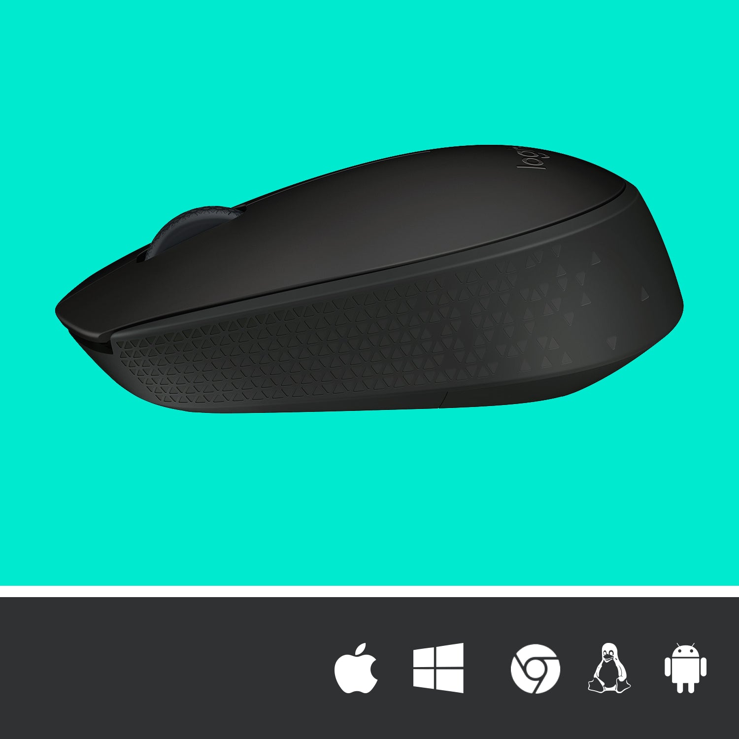 Logitech M171 Black-K Maus Beidhändig RF Wireless Optisch 1000 DPI