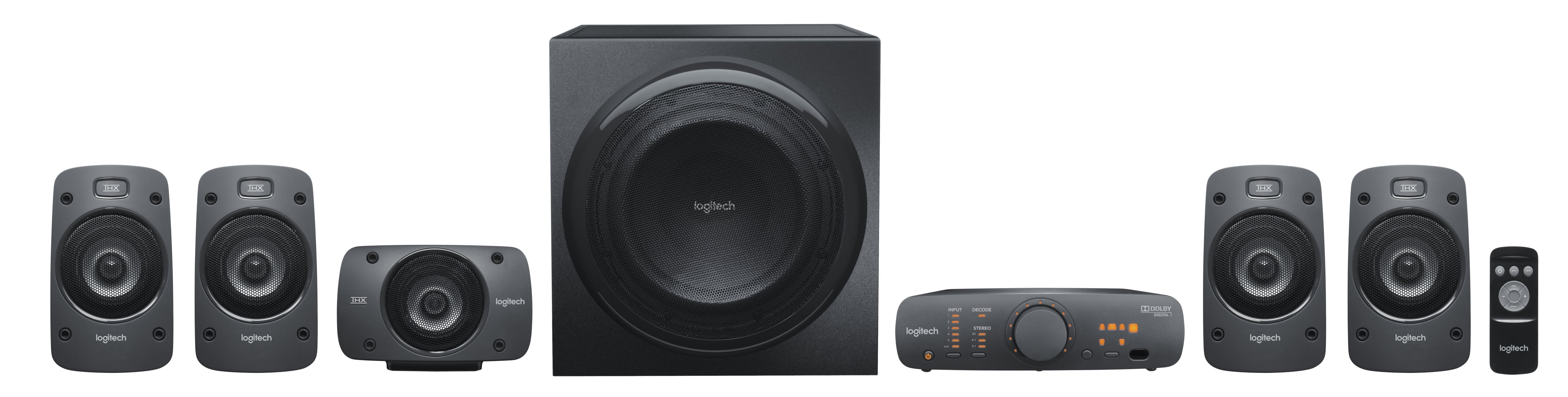 5. Bild von: Logitech Z906 Lautsprecherset 500 W Universal Schwarz 5.1 Kanäle 67 W