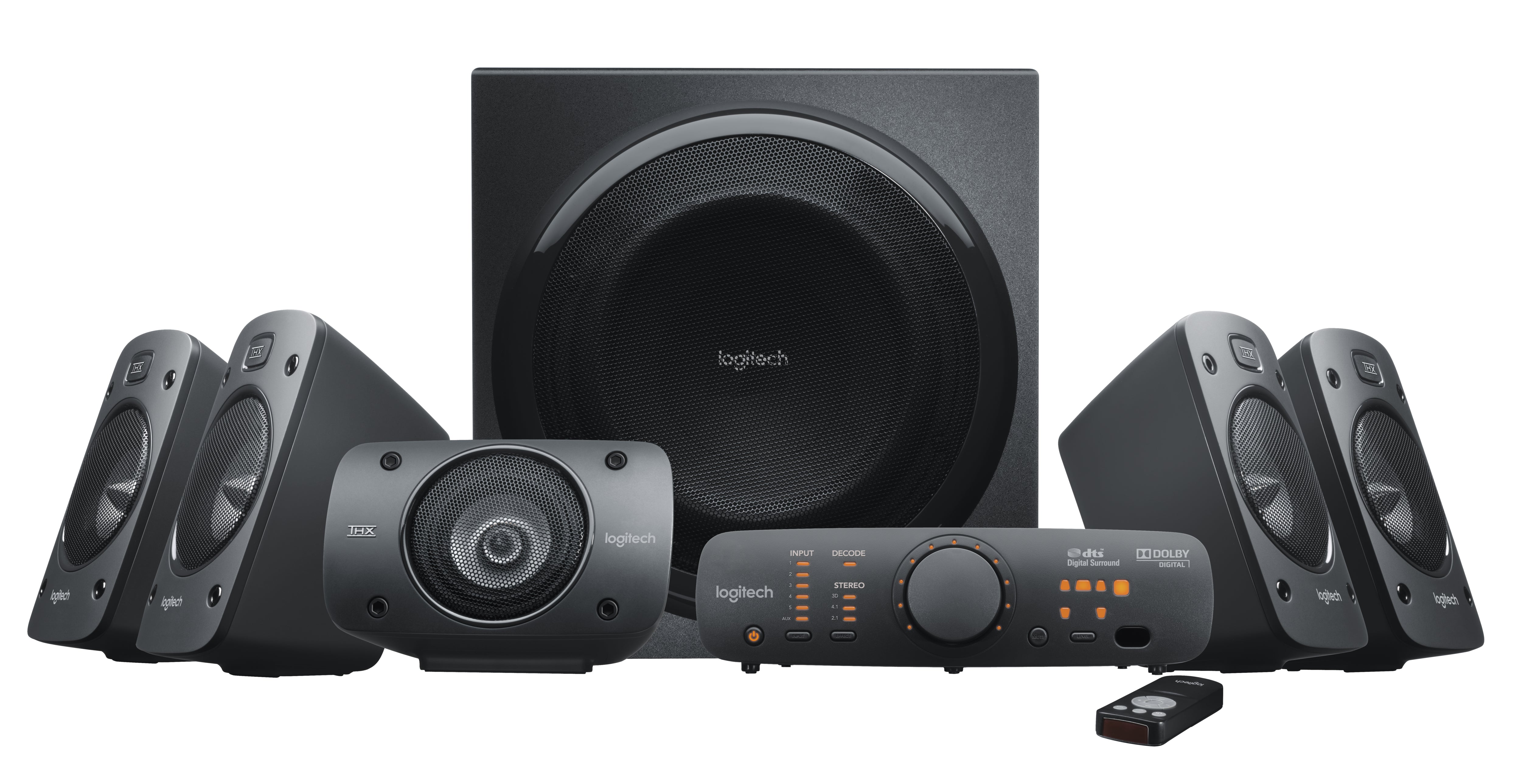 2. Bild von: Logitech Z906 Lautsprecherset 500 W Universal Schwarz 5.1 Kanäle 67 W