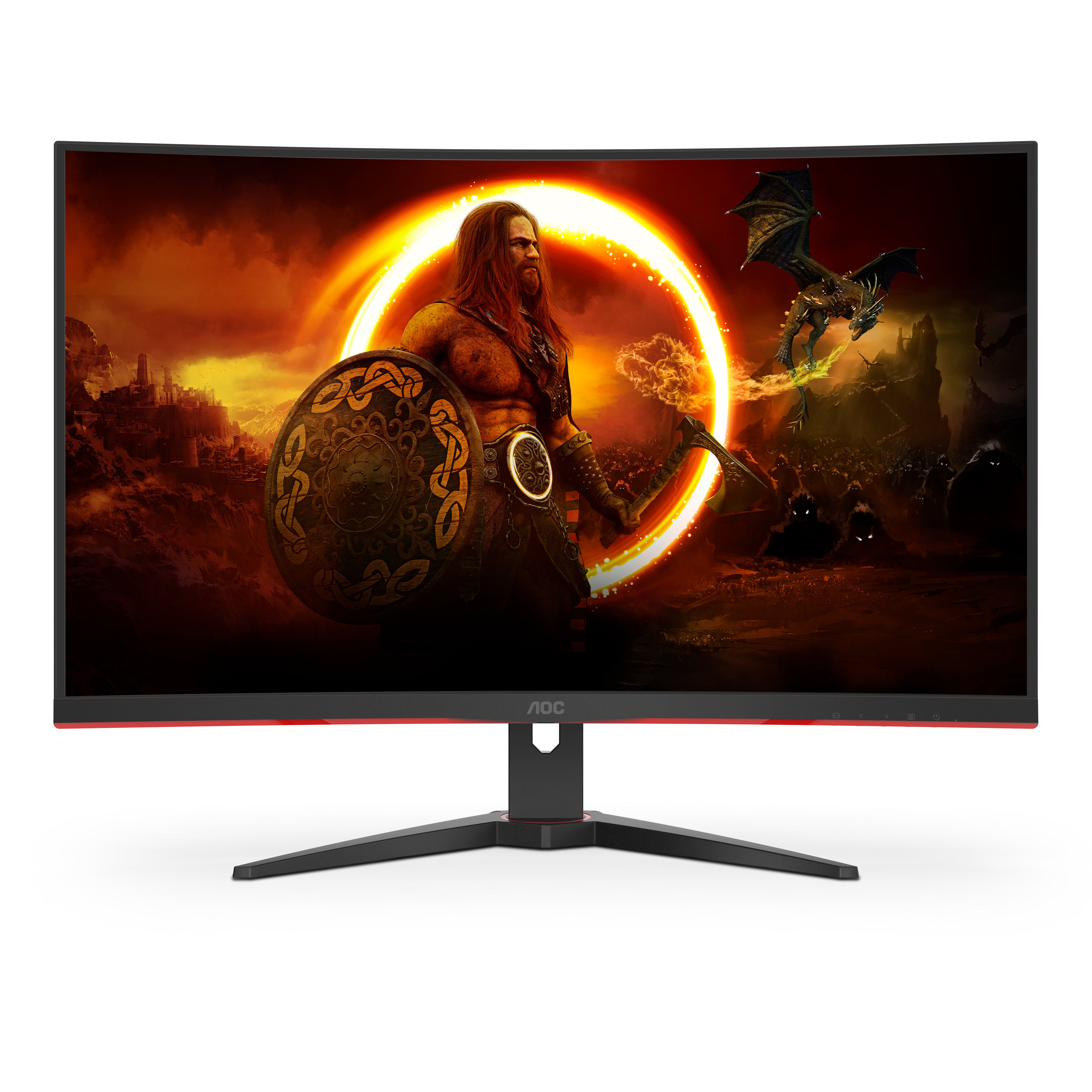 3. Bild von: AOC G2 C32G2ZE/BK Computerbildschirm 80 cm (31.5") 1920 x 1080 Pixel Full HD LED Schwarz | Rot