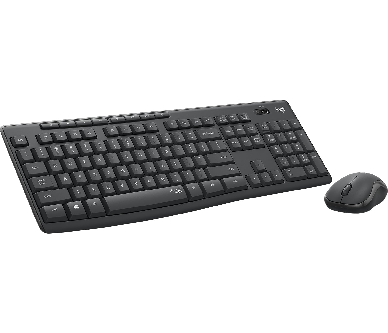 3. Bild von: Logitech MK295 Silent Wireless Combo Tastatur Maus enthalten USB QWERTZ Deutsch Graphit