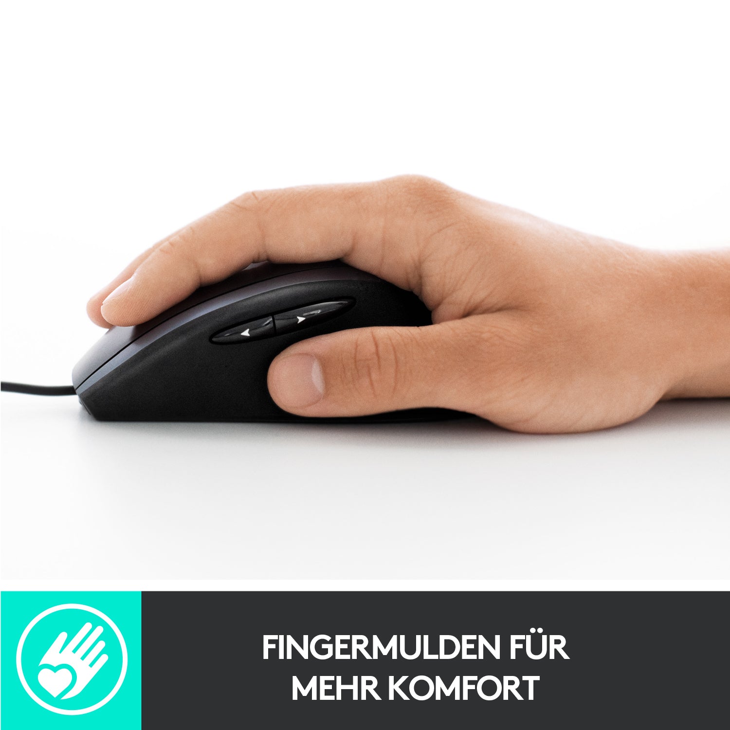 3. Bild von: Logitech Corded Mouse M500S Maus rechts USB Typ-A Optisch 4000 DPI