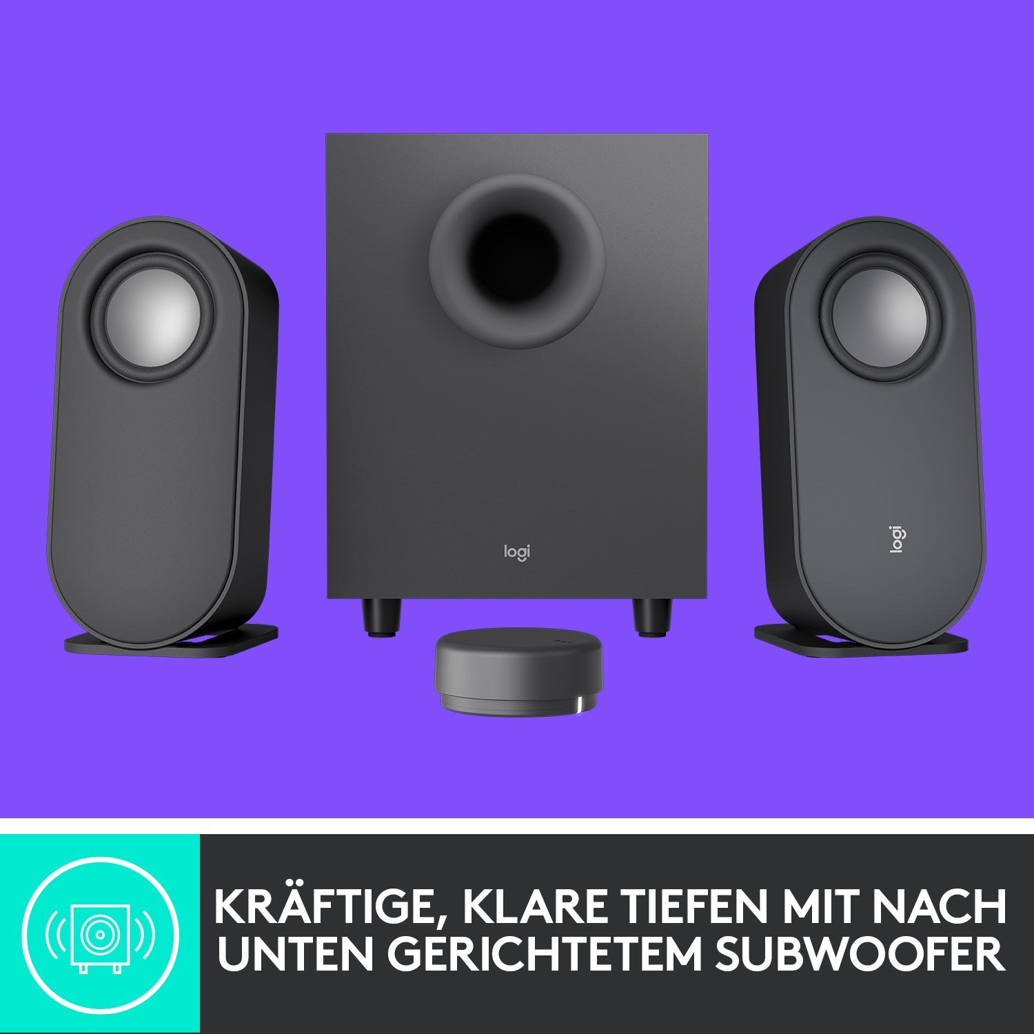 4. Bild von: Logitech Z407 Lautsprecherset 40 W Universal Graphit 2.1 Kanäle 10 W Bluetooth