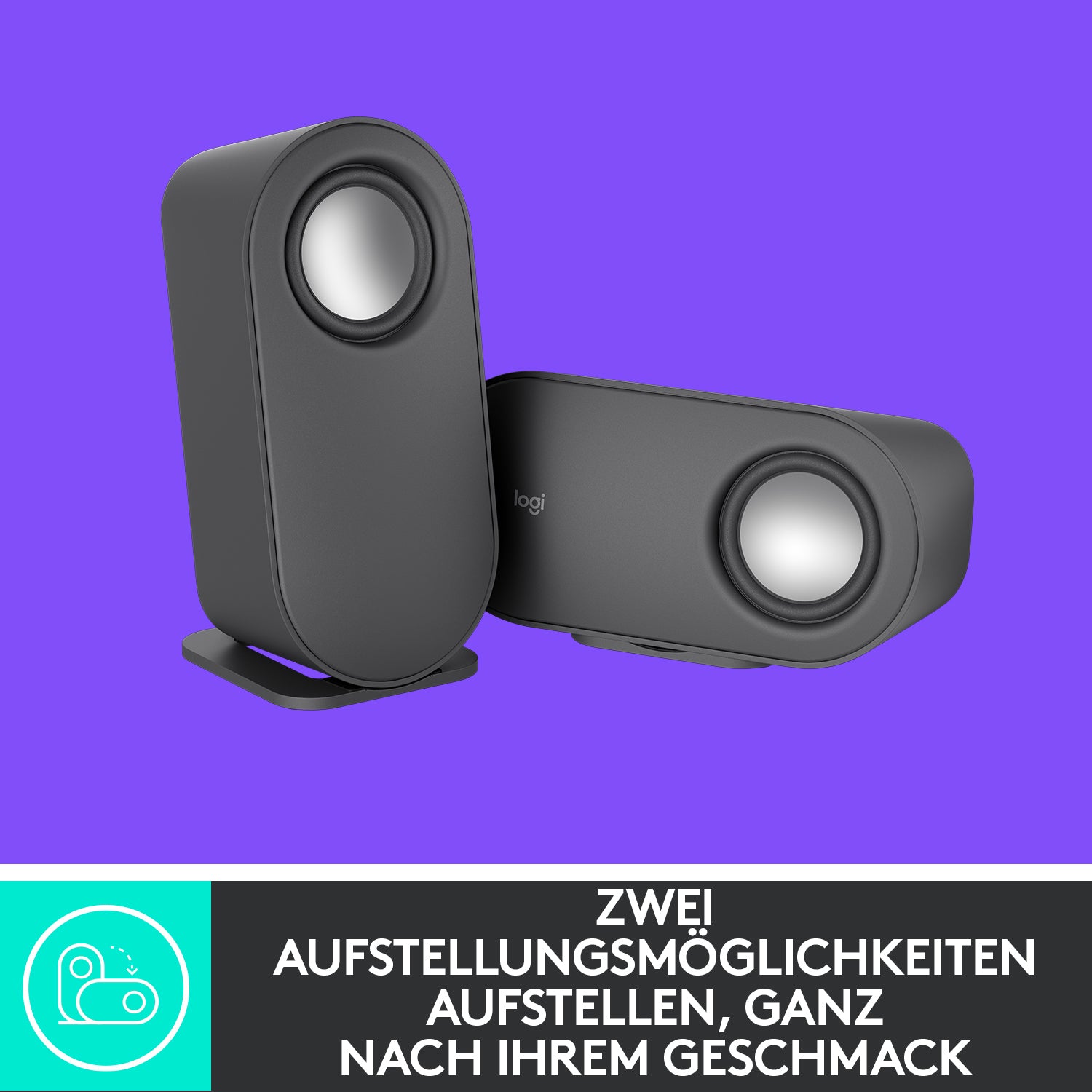 6. Bild von: Logitech Z407 Lautsprecherset 40 W Universal Graphit 2.1 Kanäle 10 W Bluetooth