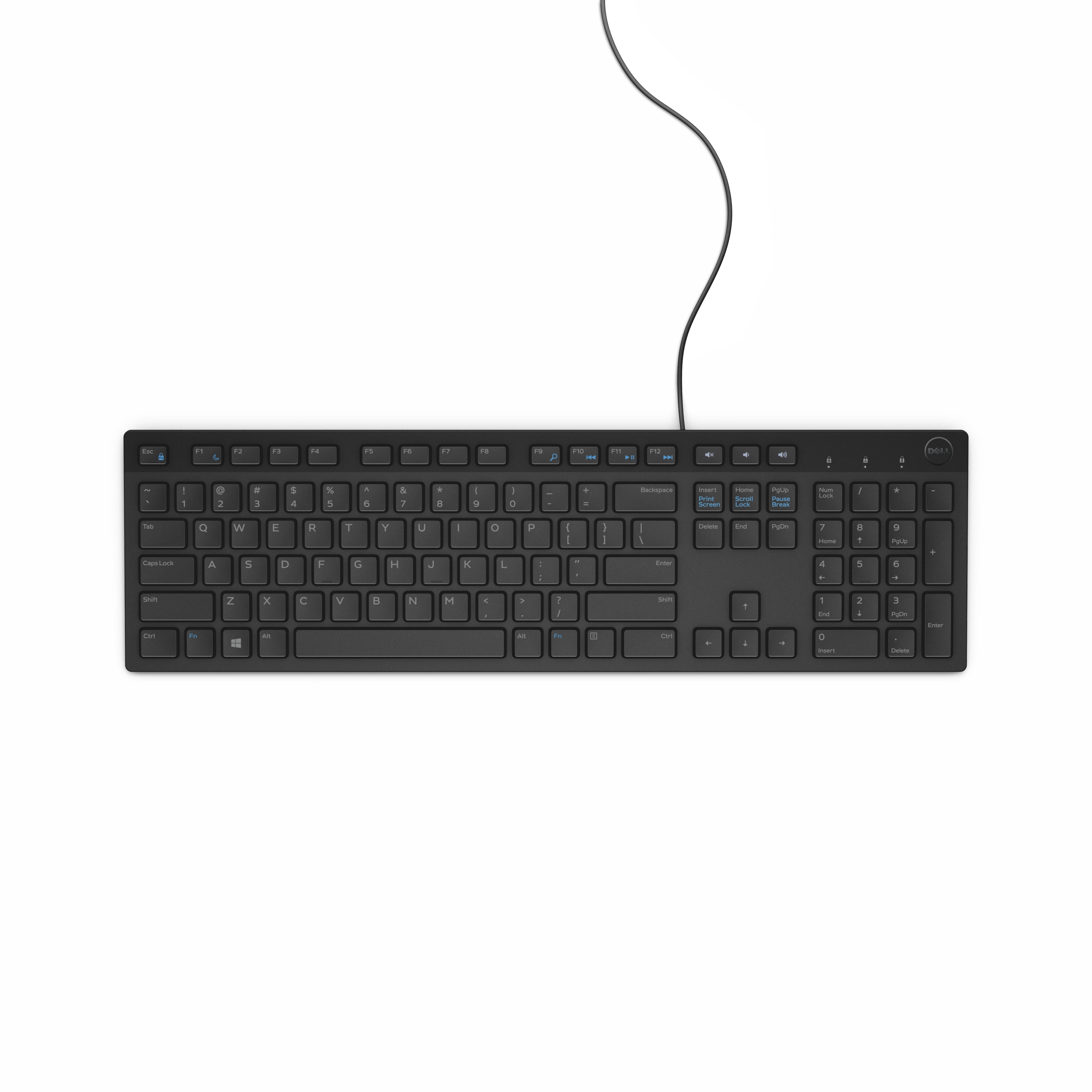 DELL KB216 Tastatur USB QWERTZ Deutsch Schwarz