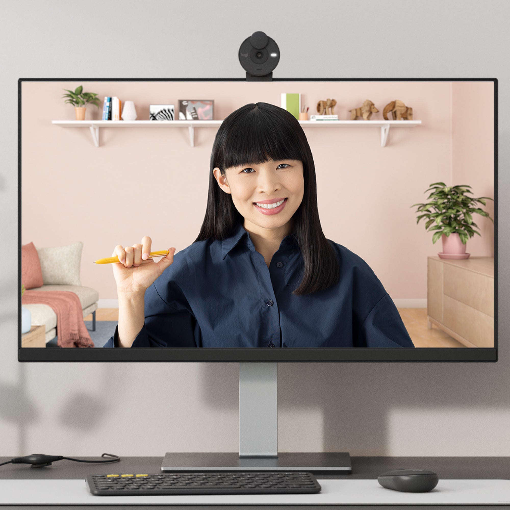 3. Bild von: Logitech Brio 300 Webcam 2 MP 1920 x 1080 Pixel USB-C Graphit