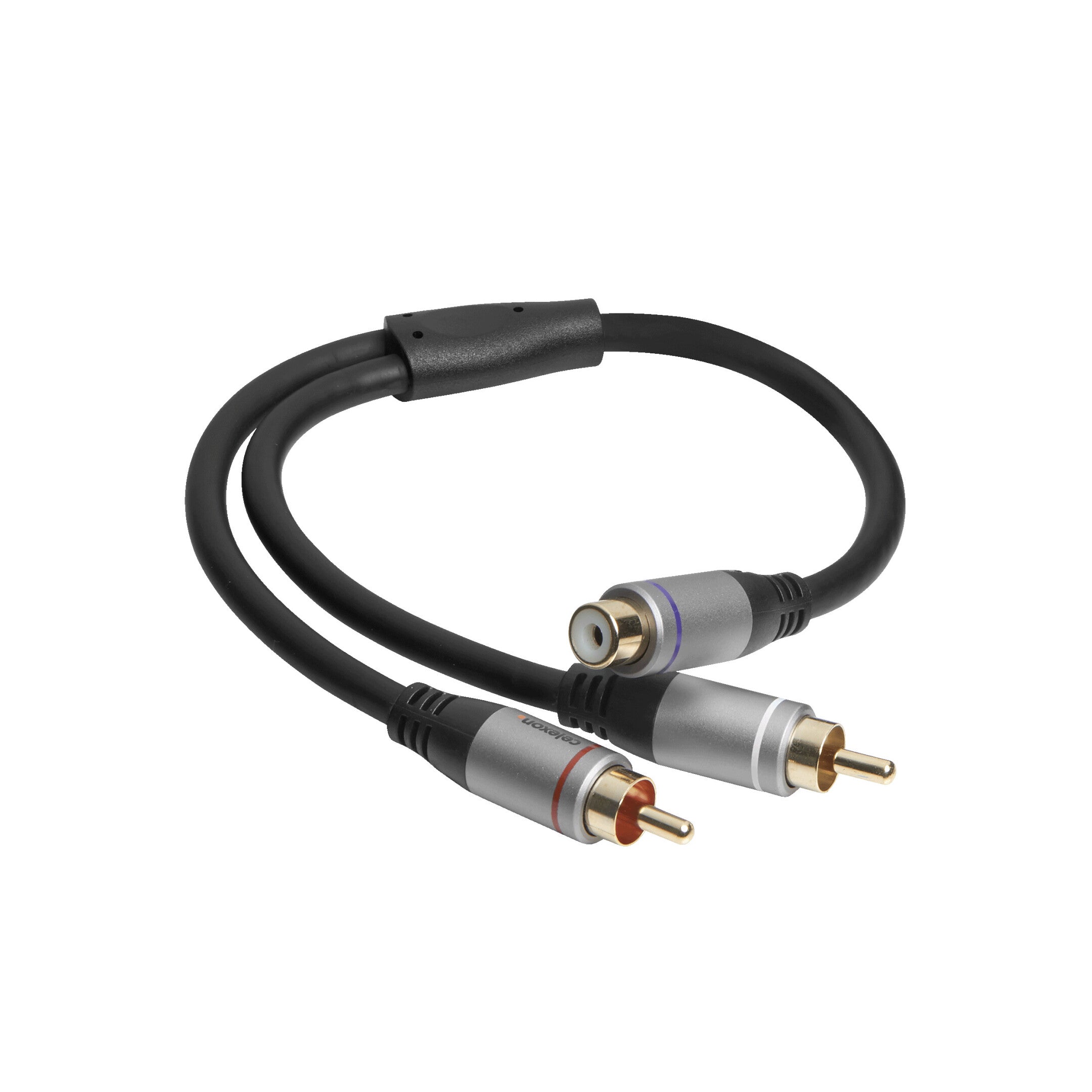 celexon-2x-Cinch-auf-Cinch-M/F-Audioadapter-0.25m---Professional-Line