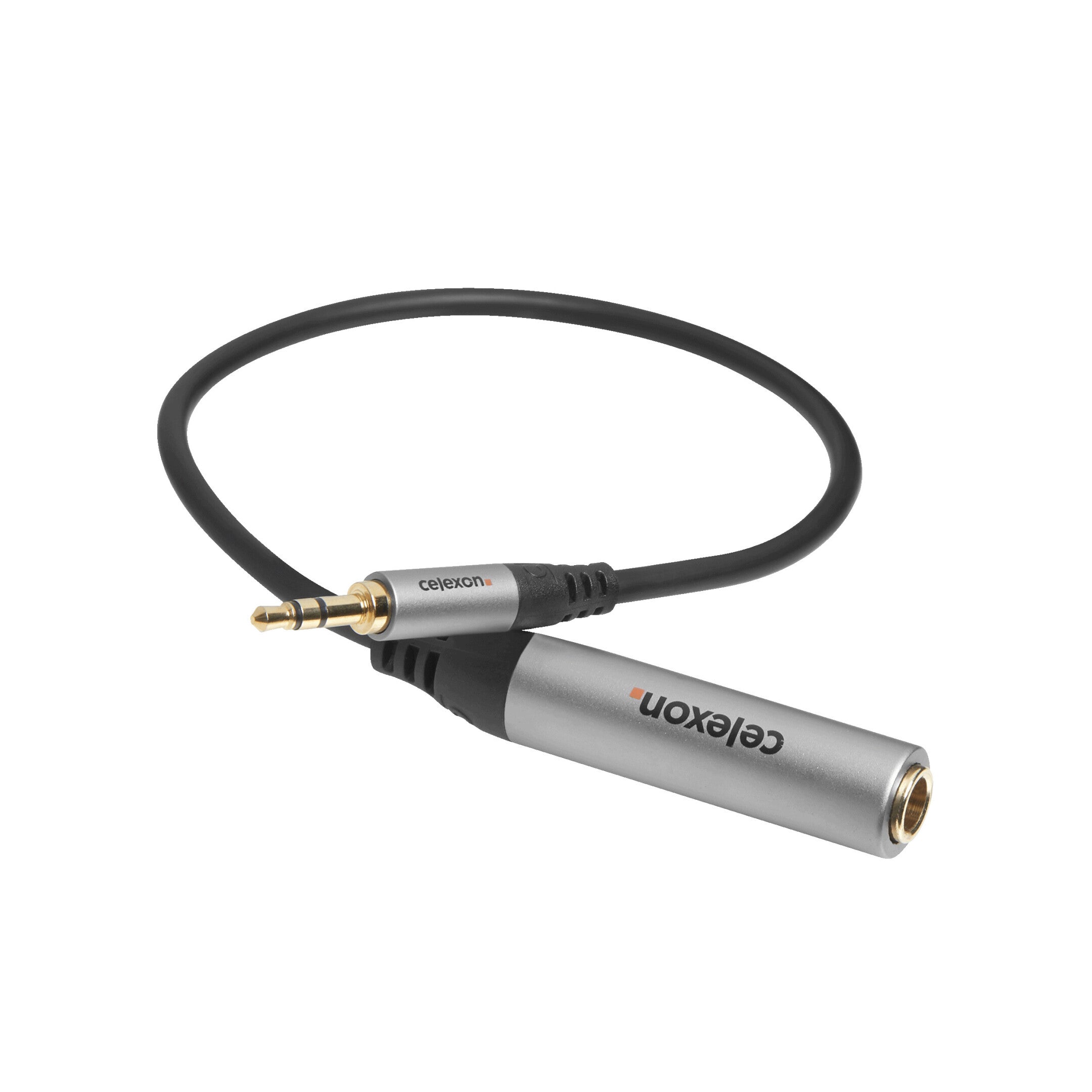 celexon-3.5mm-Stereo-Klinke-auf-6.3mm-Stereo-Klinke-M/F-Audioadapter-0.25m---Professional-Line