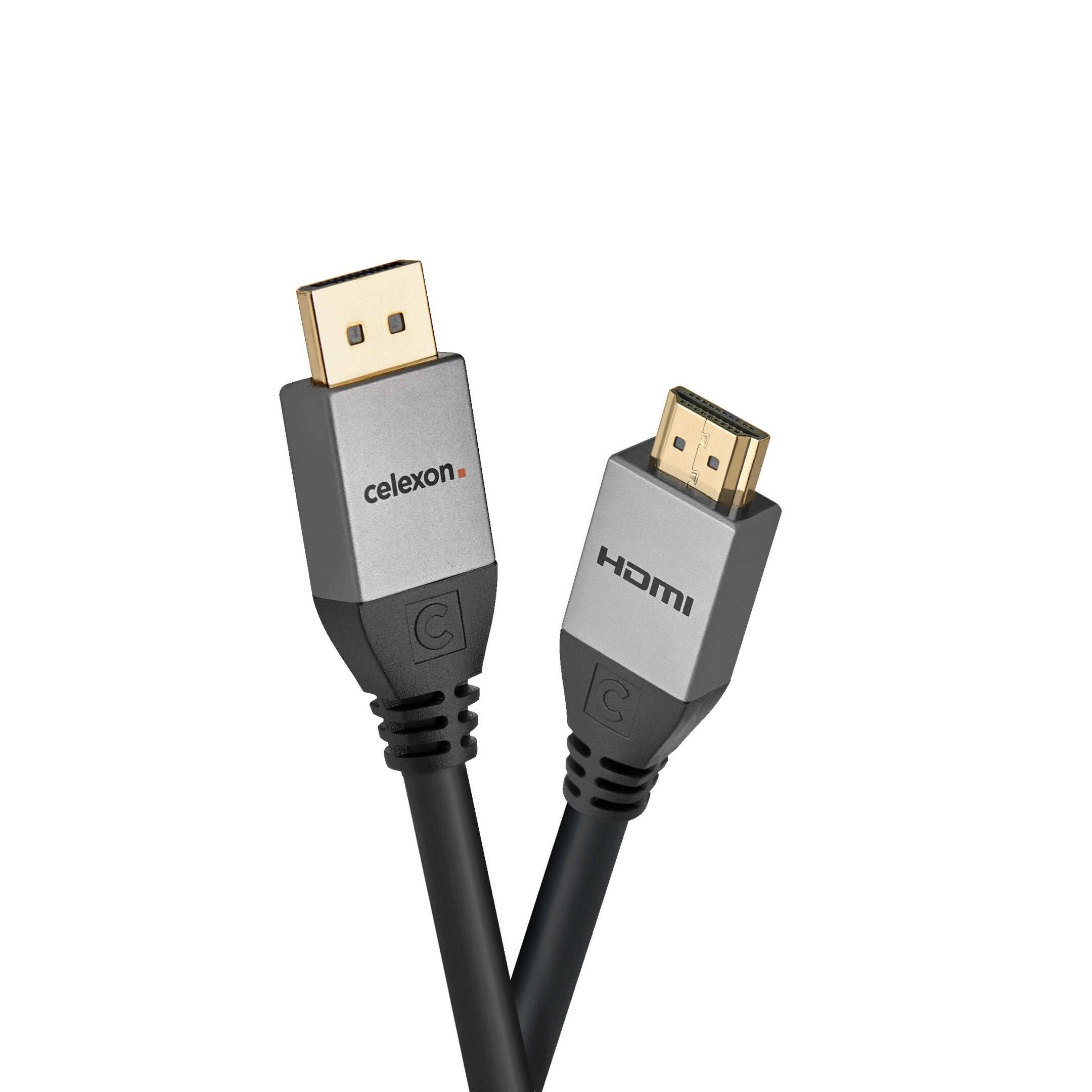 celexon-DisplayPort-auf-HDMI-Kabel-4K-1.0m---Professional-Line