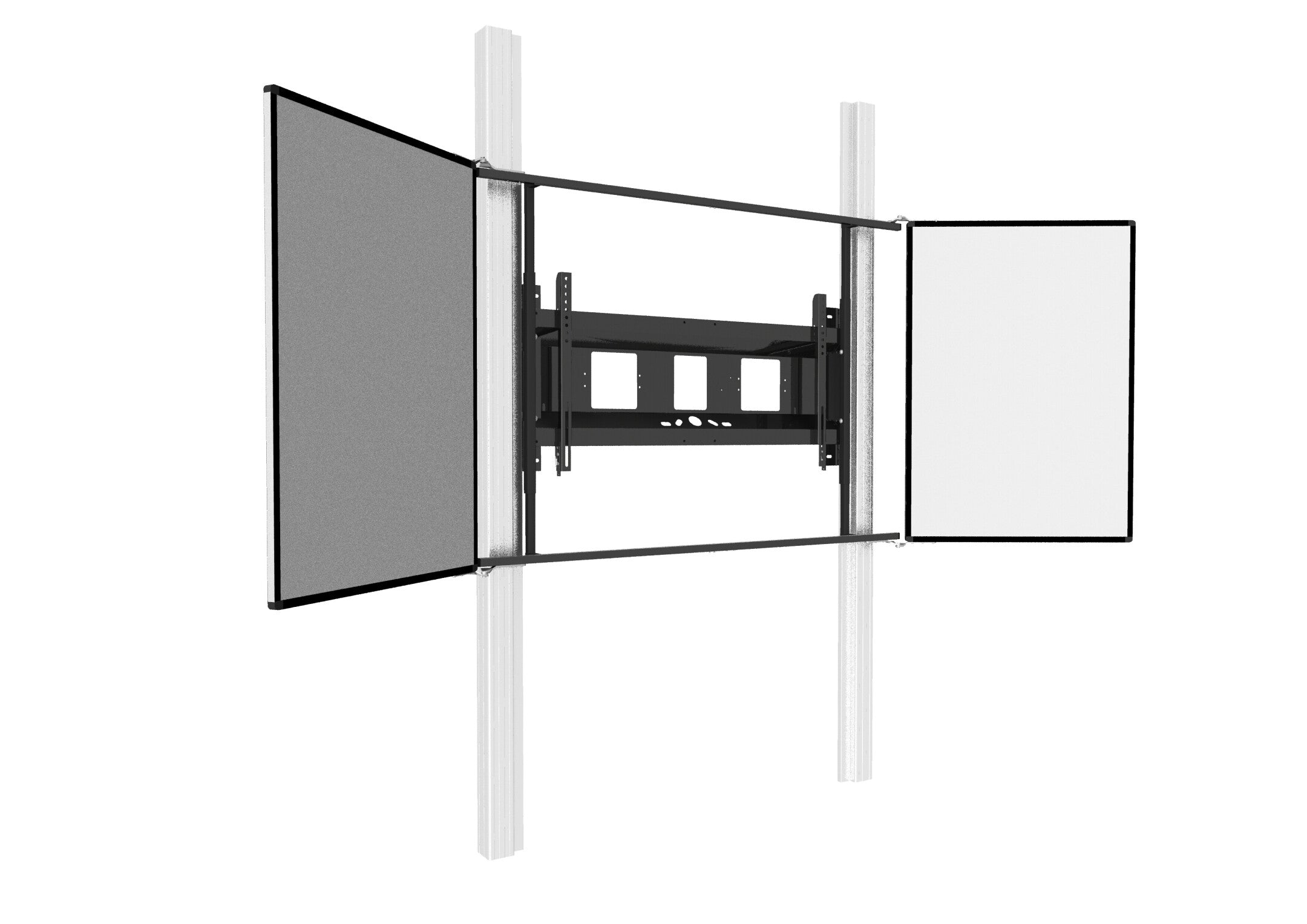 celexon-Expert-manuelles-2-Säulen-Pylonensystem-Adjust-6586W-für-Displays-mit-Flügeln