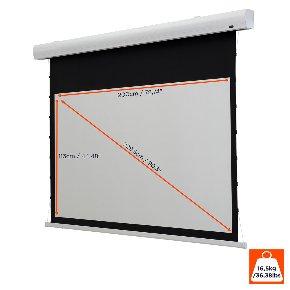 celexon Leinwand HomeCinema Tension 200 x 113 cm. 90" - MWHT