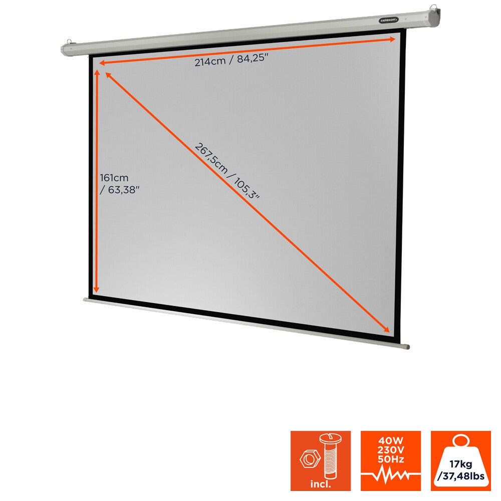 celexon Leinwand Motor Economy 220 x 165 cm