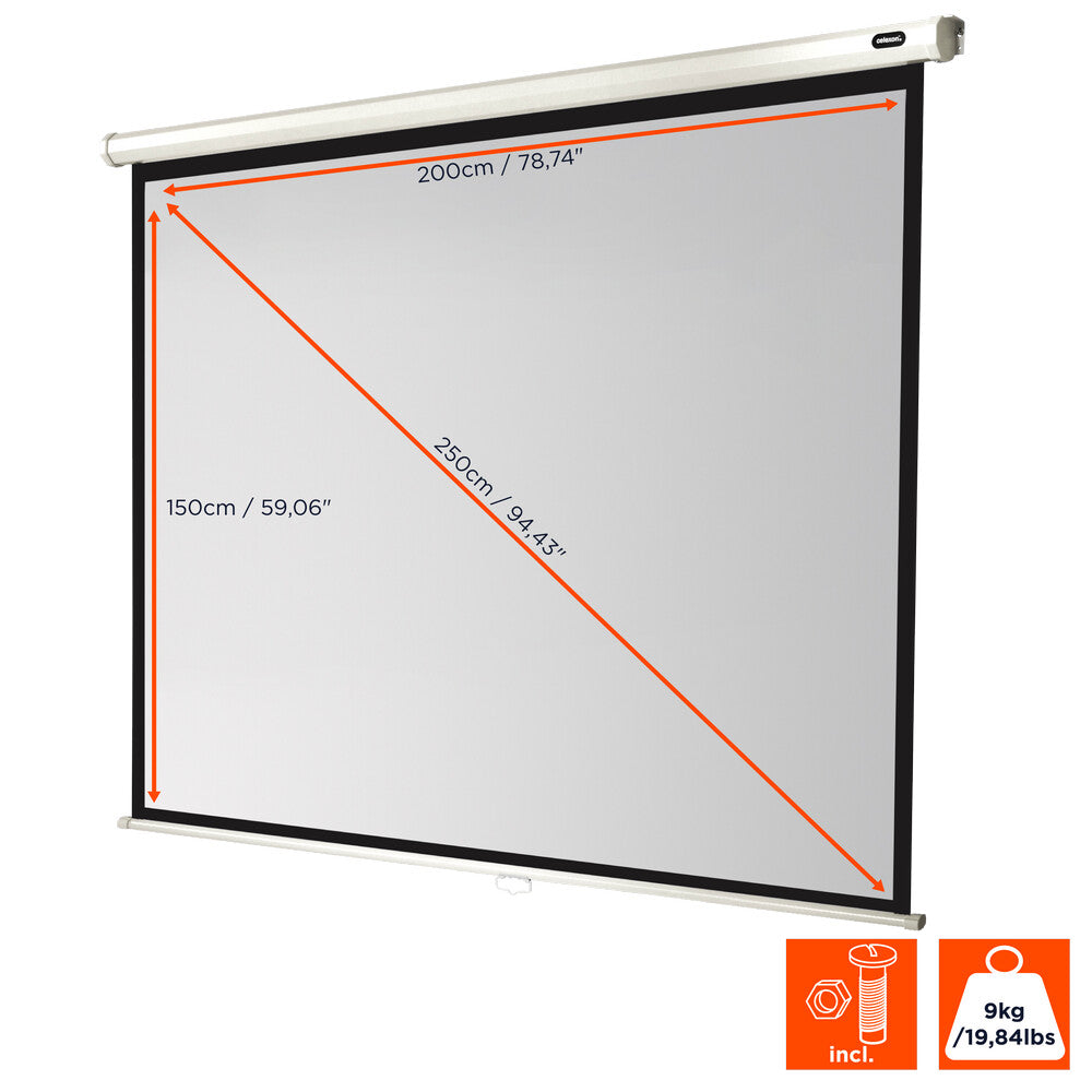 celexon Leinwand Rollo Economy 200 x 150 cm