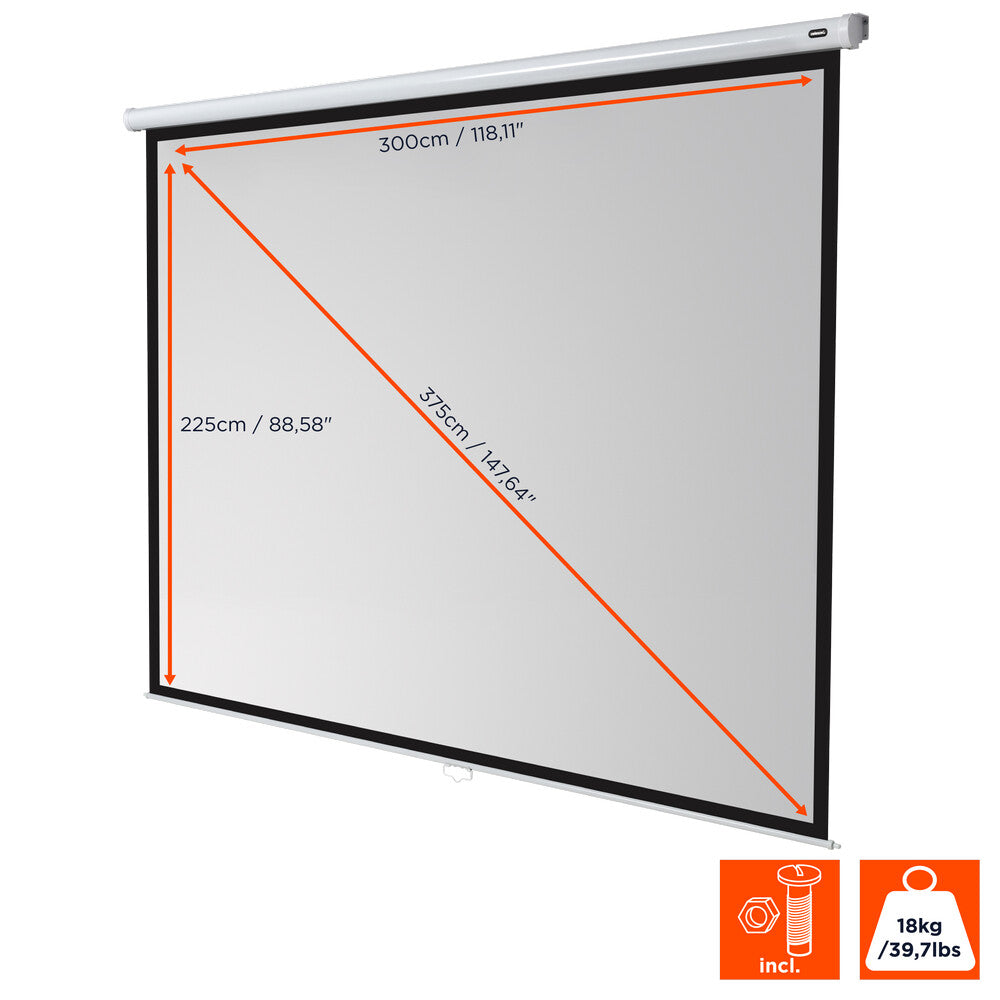 celexon Leinwand Rollo Economy 300 x 225 cm