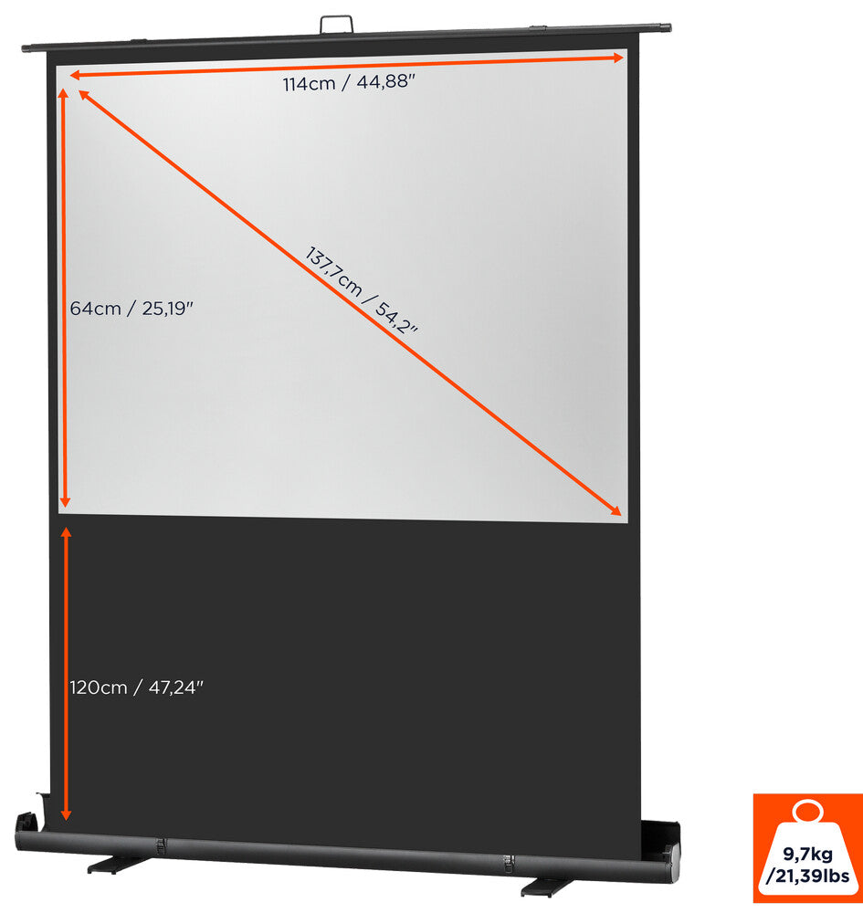 celexon Leinwand Ultramobil Plus Professional 120 x 68 cm