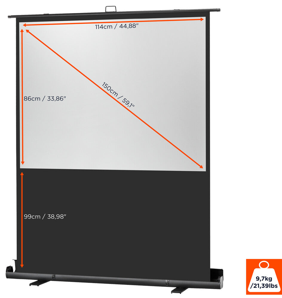 celexon Leinwand Ultramobil Plus Professional 120 x 90 cm