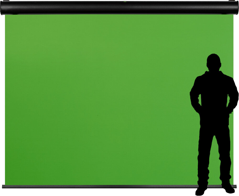 celexon Motor Chroma Key Green Screen 350 x 265 cm